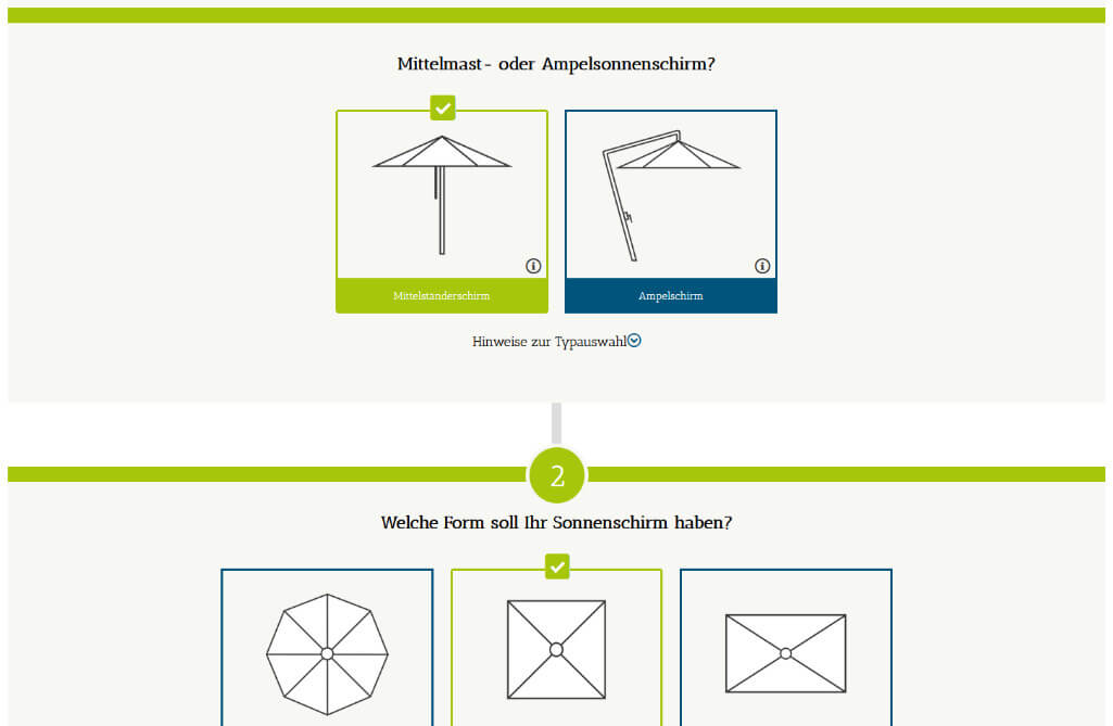 Julian Gapp Referenz Plugin Entwicklung Konfigurator Fuer Sonnenschirme