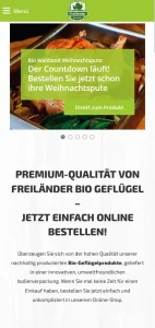 Freiländer WooCommerce Shop Mobile Version - individualisiert und responsive umgesetzt von Julian Gapp WooCommerce Profi aus München